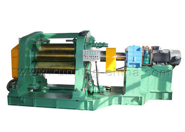 कपड़ा कपड़ा कैनवास पीएलसी नियंत्रण के साथ तीन रोल कैलेंडर मशीन